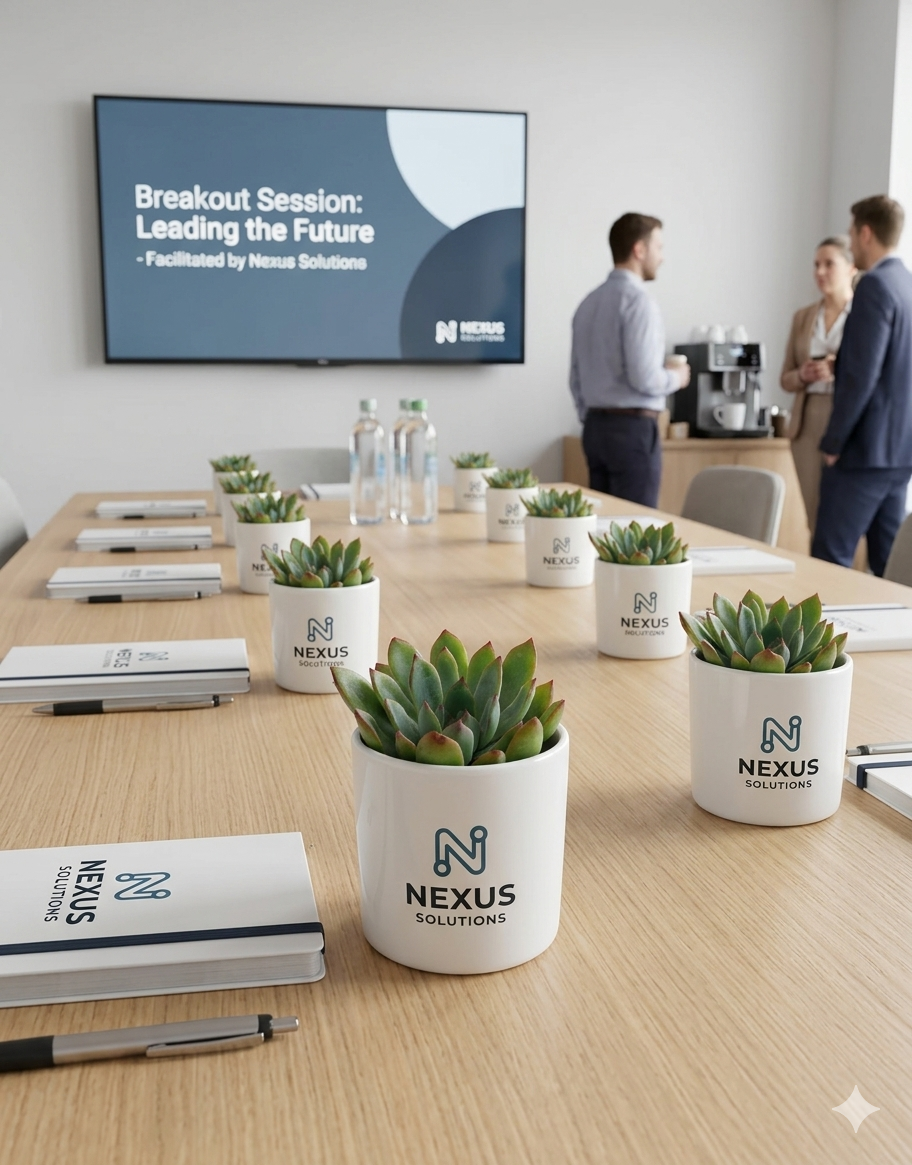 Ceramic Gift-Succulent - Corporate-The Succulent Source