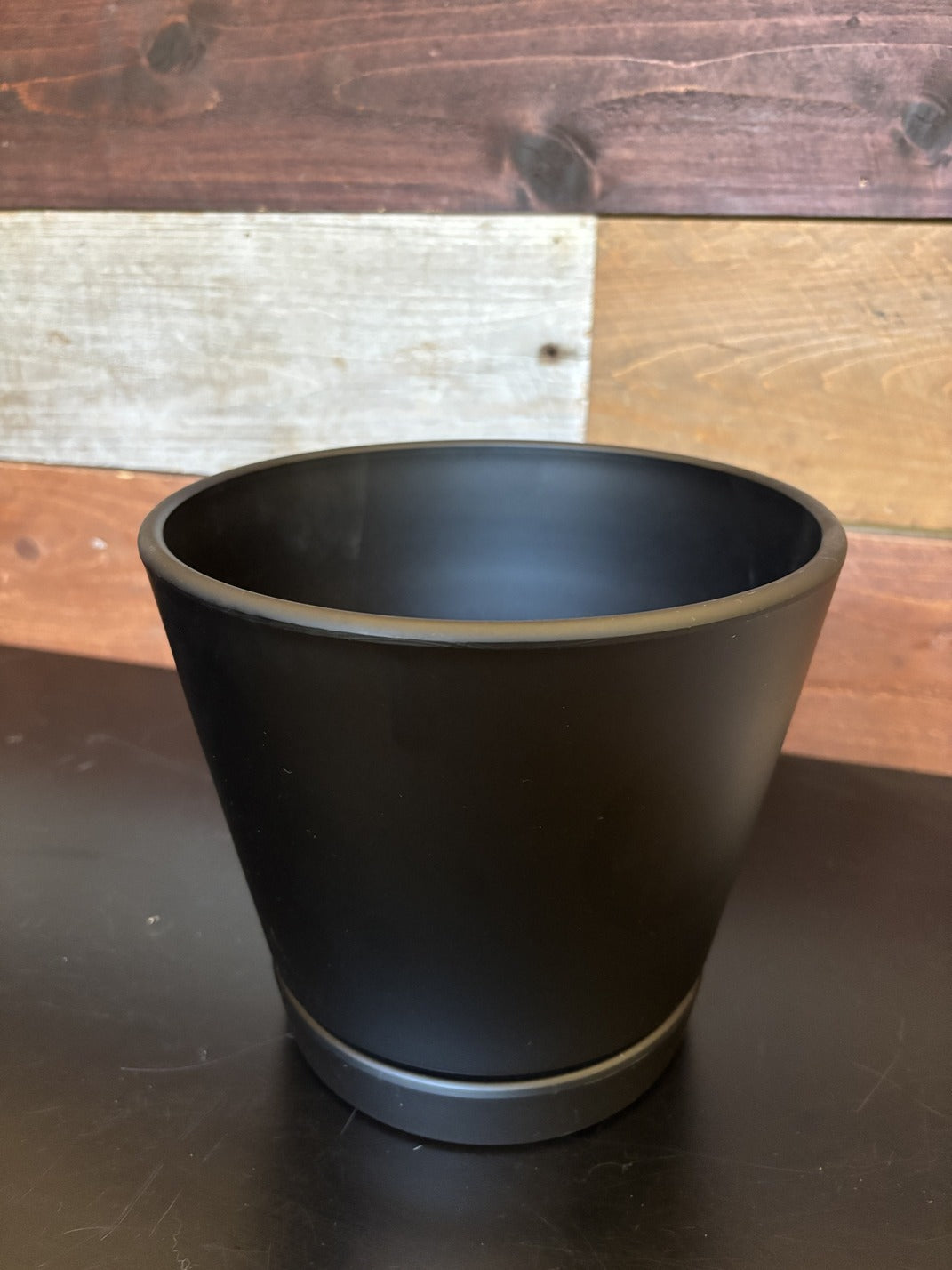 Resin Pot with Saucer-Accessory-The Succulent Source