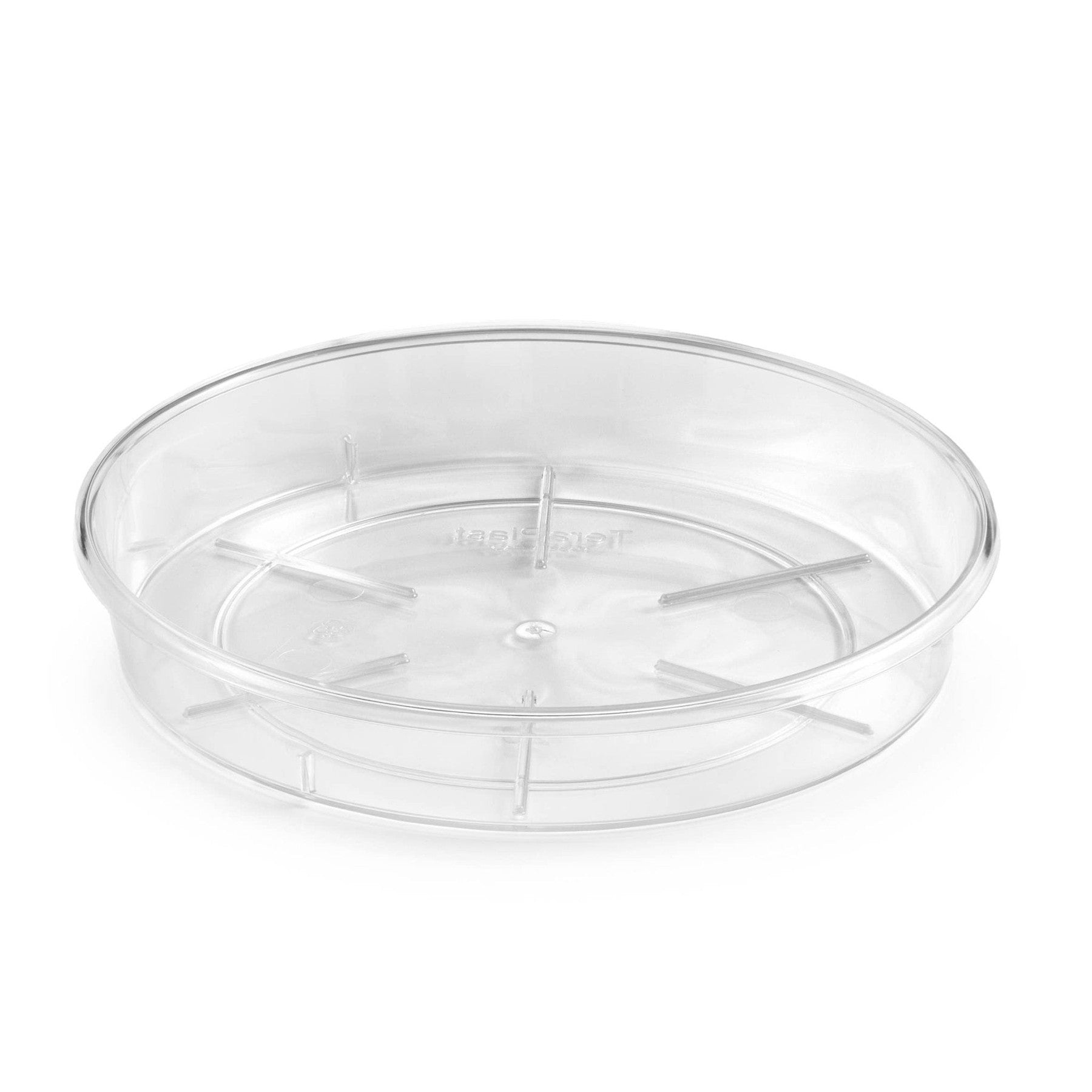 Tera USA- Clear Resin Round Saucer for Pots & Planters-Pots & Planters-The Succulent Source