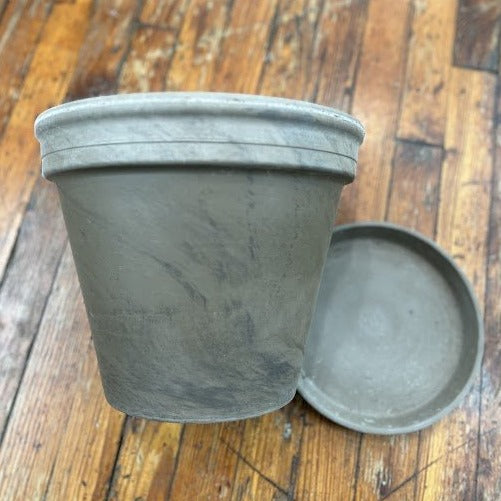 Terra Cotta Pot with Saucer-Basalt-Pots & Planters-The Succulent Source