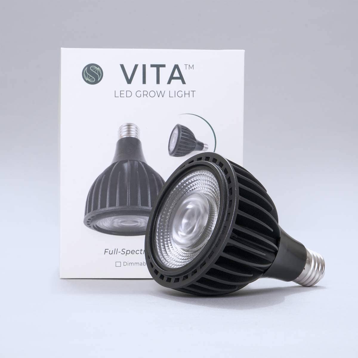 Vita™ LED Grow Bulb | Black / Non-Dimmable-LED Light Bulbs-The Succulent Source
