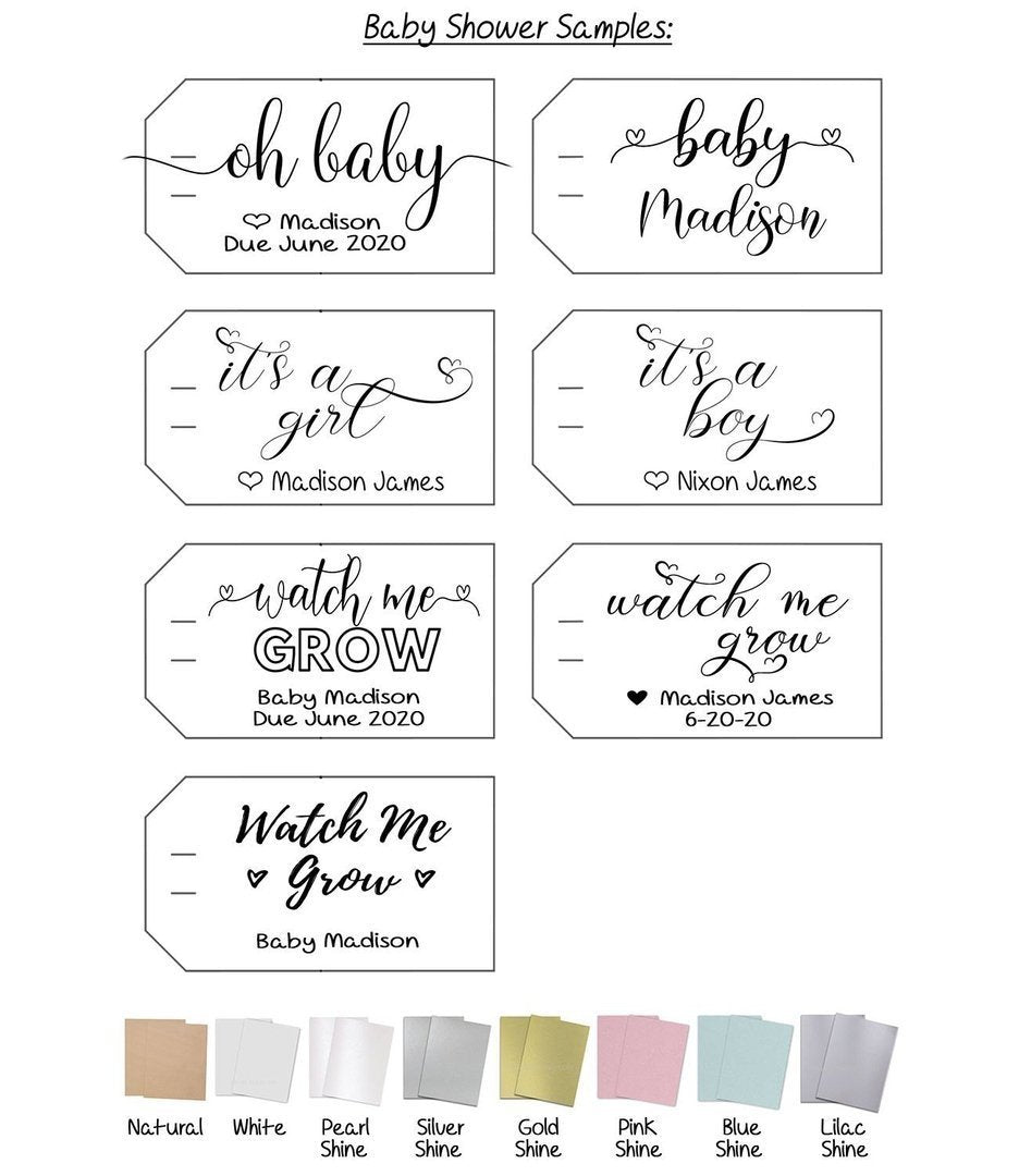 21 Flag CUSTOM Favor Tags-Accessory-The Succulent Source