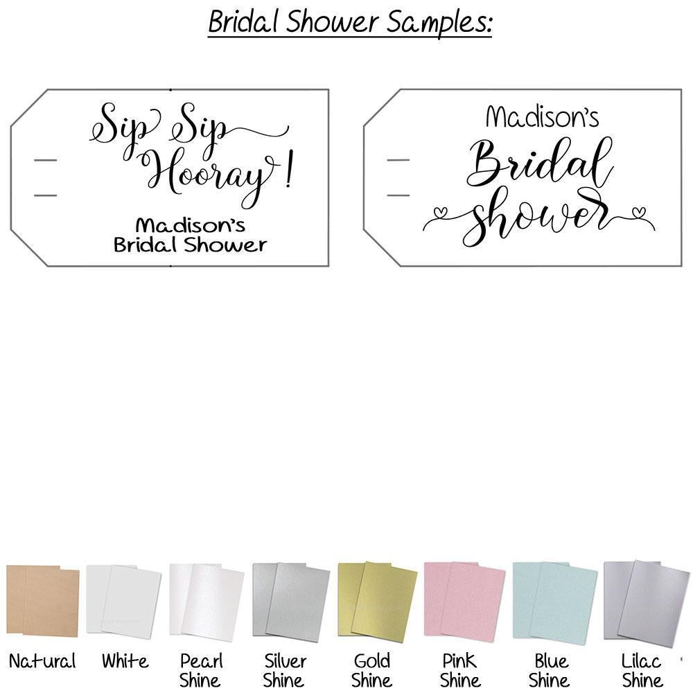 21 Flag CUSTOM Favor Tags-Accessory-The Succulent Source