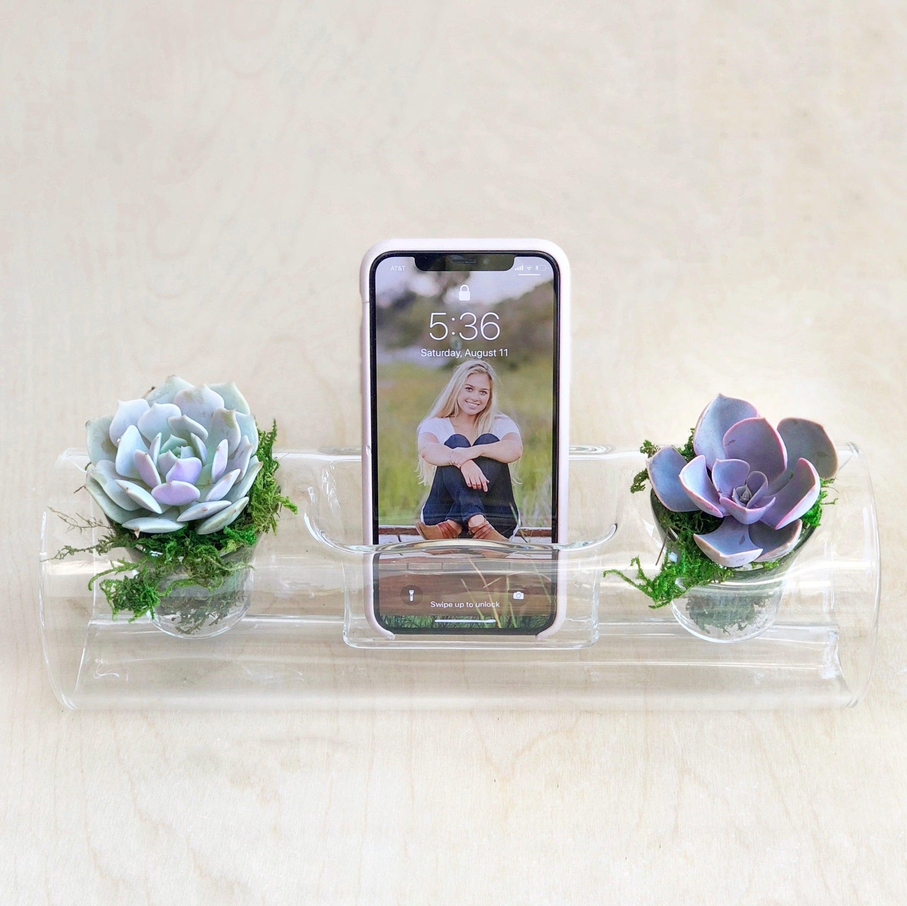 Succulent Planter & Mobile Phone Holder.