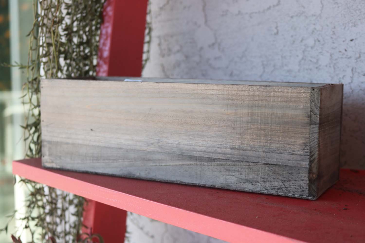 Weathered Wood Planter Box (only)-Accessory-The Succulent Source