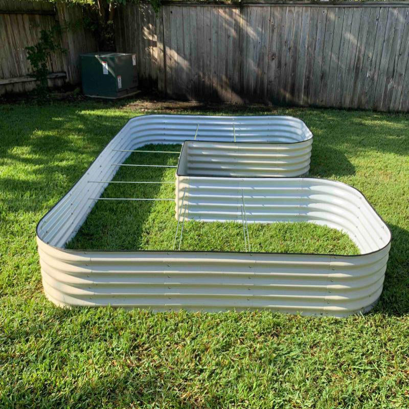 17" Tall U-Shaped Raised Garden Bed Kit - Jumbo Size-Garden beds-The Succulent Source