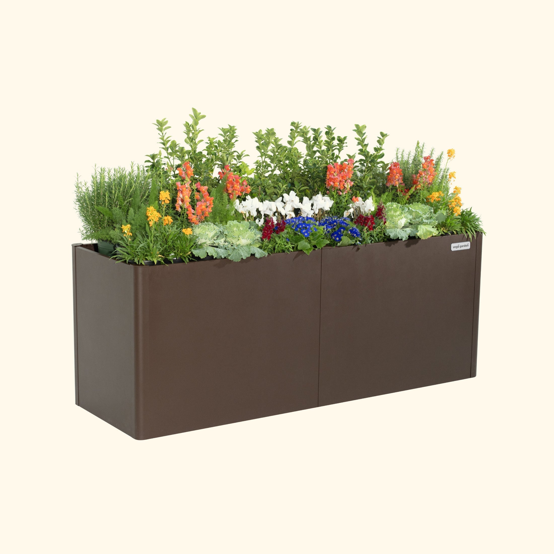 32" Extra Tall Modern 27" x 83" Metal Raised Garden Bed-Garden beds-The Succulent Source