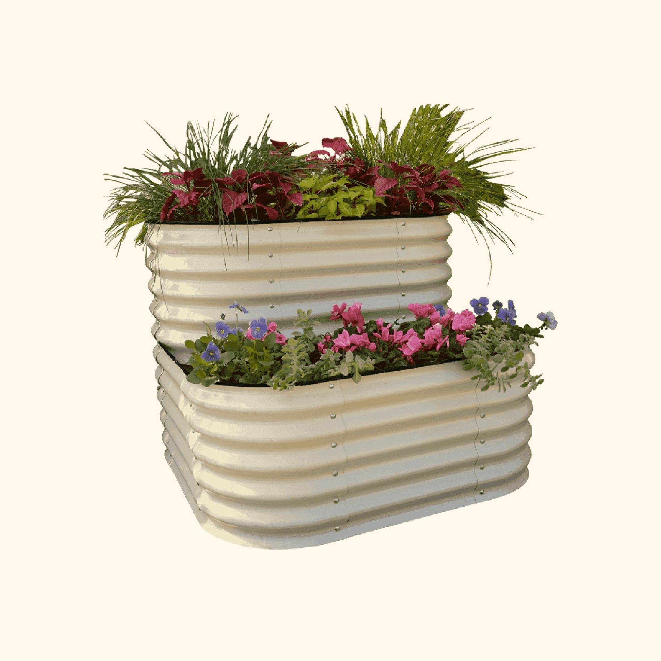 Cascading Metal Raised Garden Bed Kit - Standard Size-Garden beds-The Succulent Source