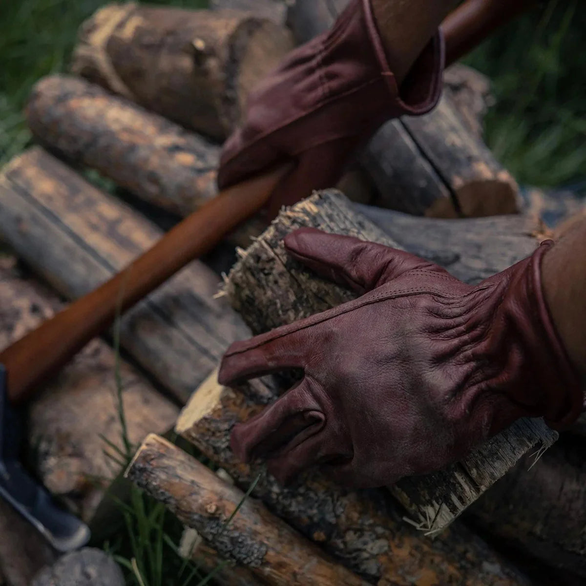 Classic Work & Gardening Glove: Cognac-Safety Gloves-The Succulent Source