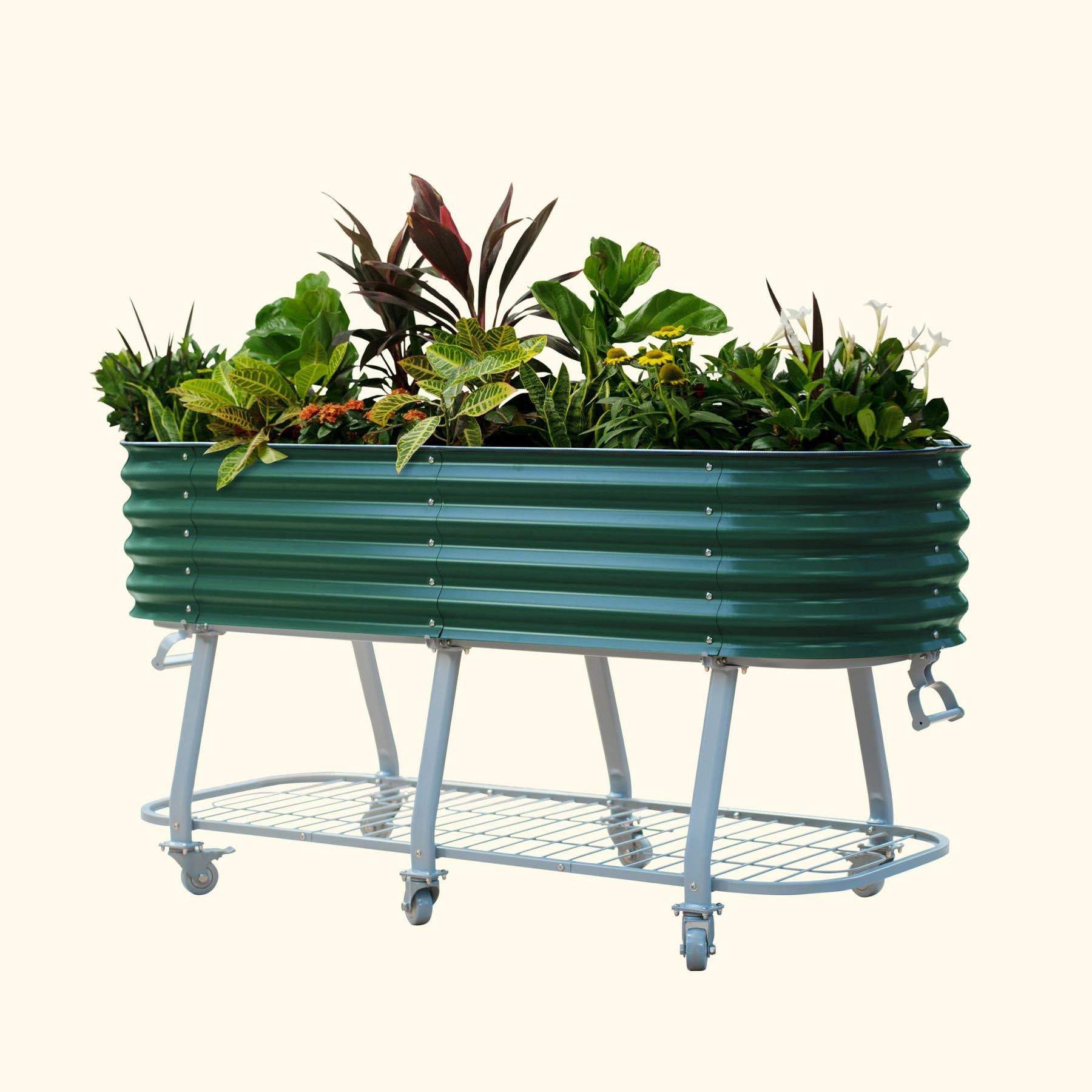 Elevated Rolling Self-Watering Garden Bed-Garden beds-The Succulent Source