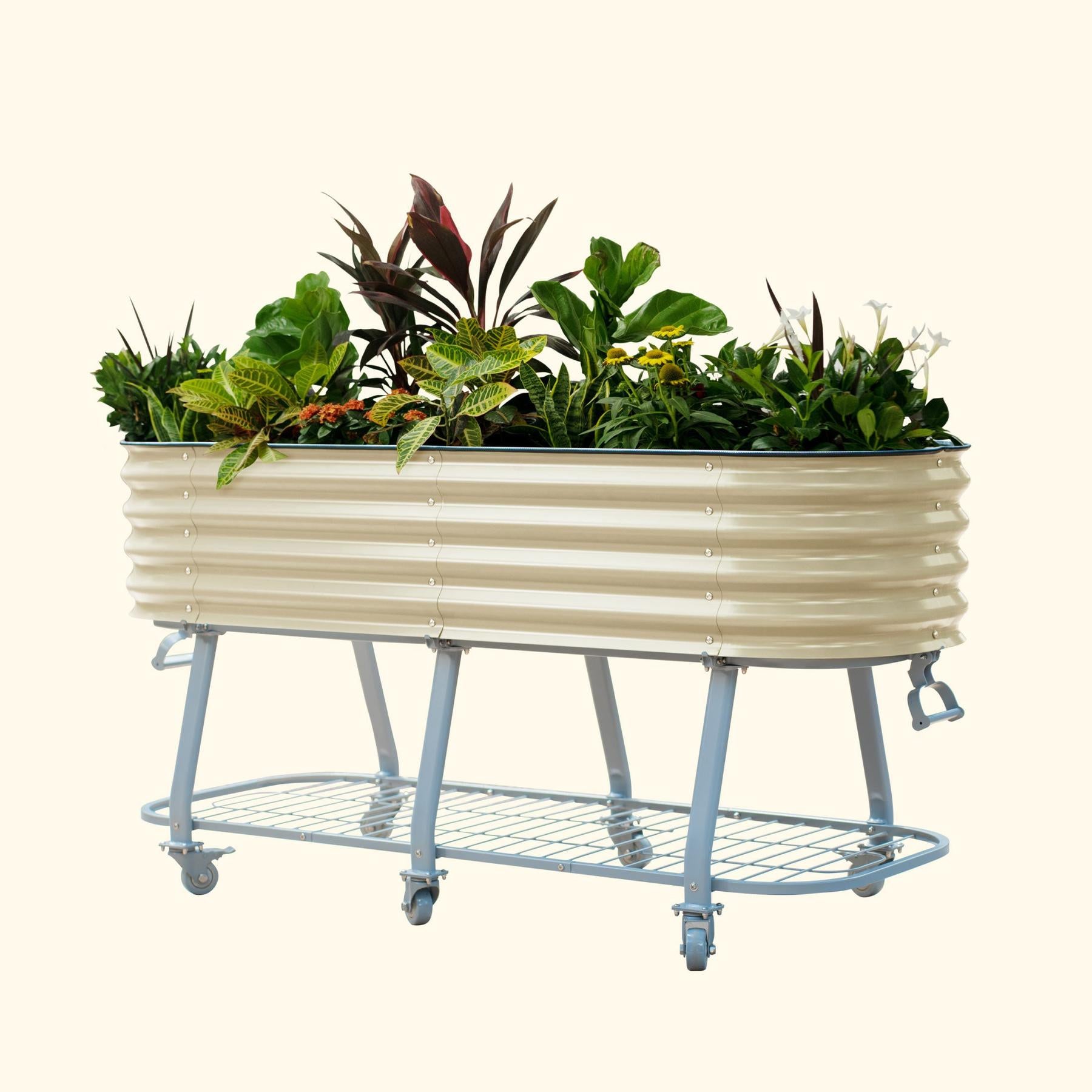 Elevated Rolling Self-Watering Garden Bed-Garden beds-The Succulent Source