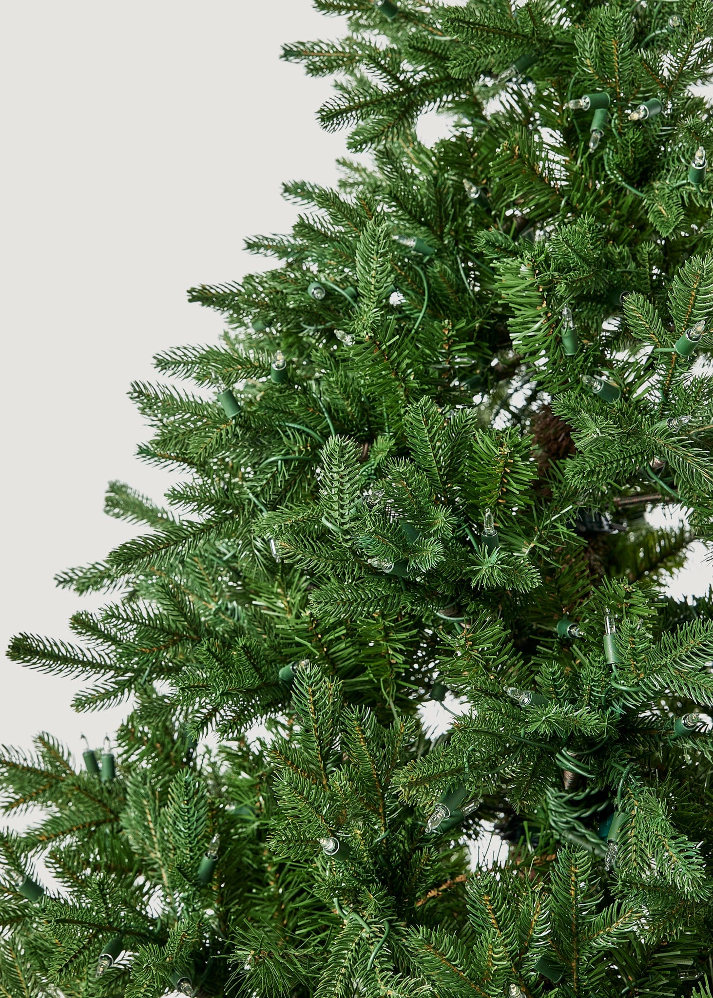 Faux Noble Fir Pre-Lit LED Christmas Tree with White Lights 7.5'-Everyday Plants-The Succulent Source