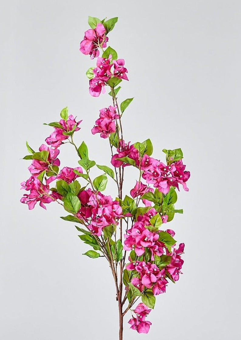 Fuchsia Faux Bougainvillea Hanging Bush - 43"-Blooming Flowers-The Succulent Source