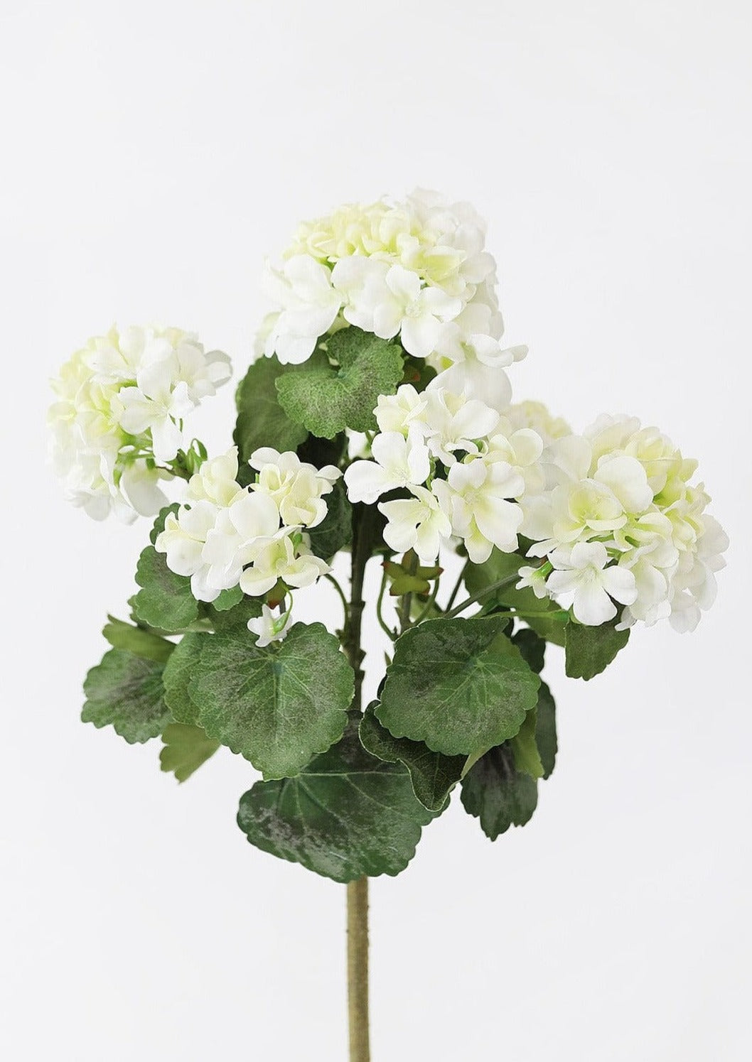 Outdoor Artificial Flowers | Water Resistant Outdoor Geranium Bush - 18"-Blooming Flowers-The Succulent Source