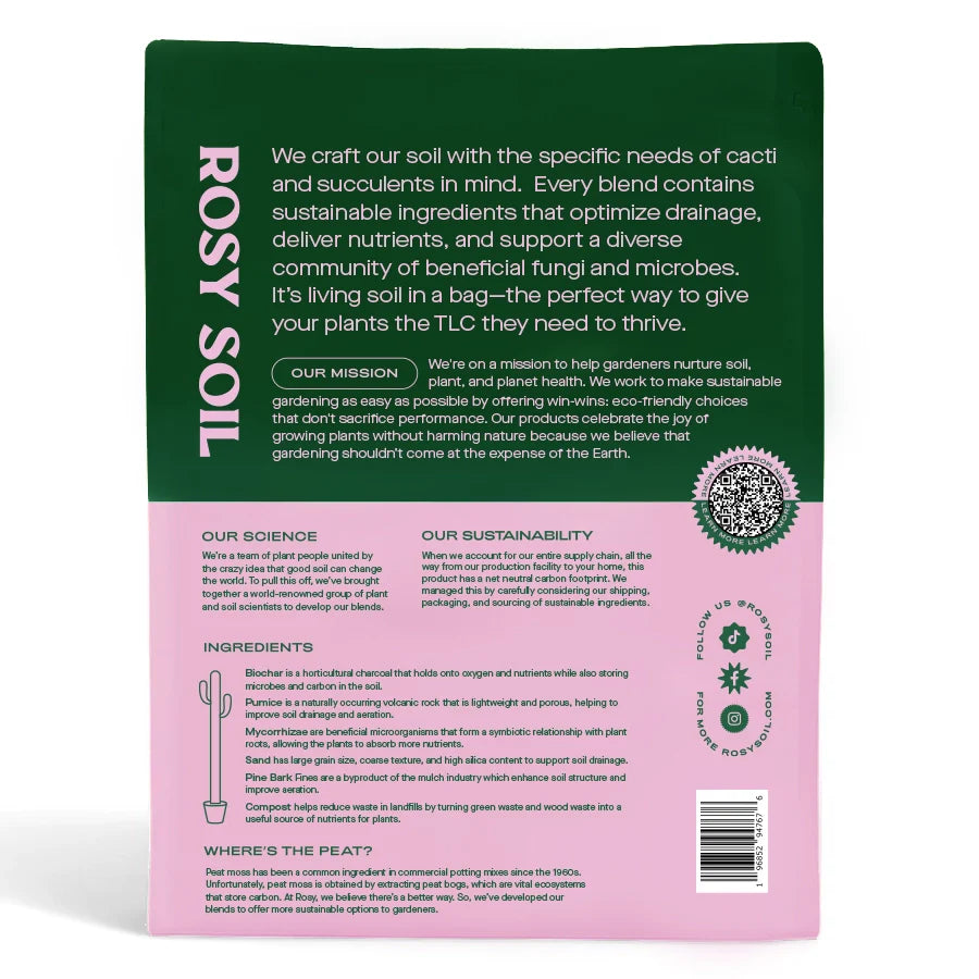 Rosy Cactus & Succulent Potting Soil-Default-The Succulent Source