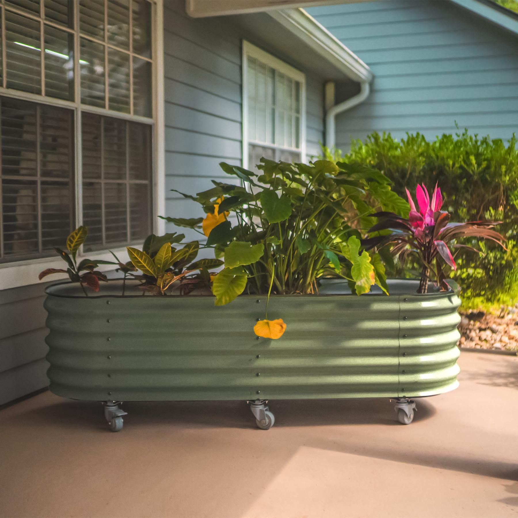 Self Watering Rolling Garden Bed-Garden beds-The Succulent Source