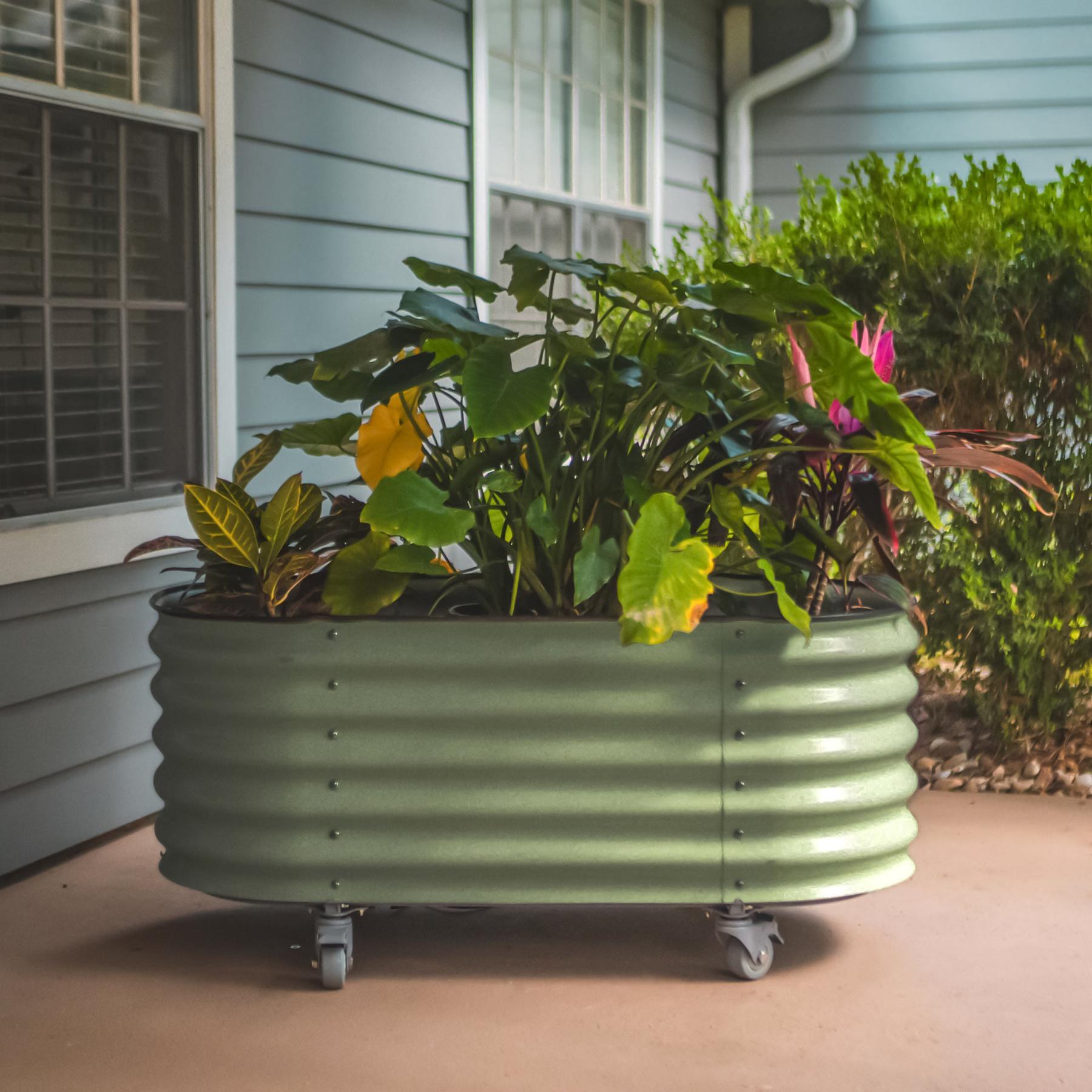 Self Watering Rolling Garden Bed-Garden beds-The Succulent Source