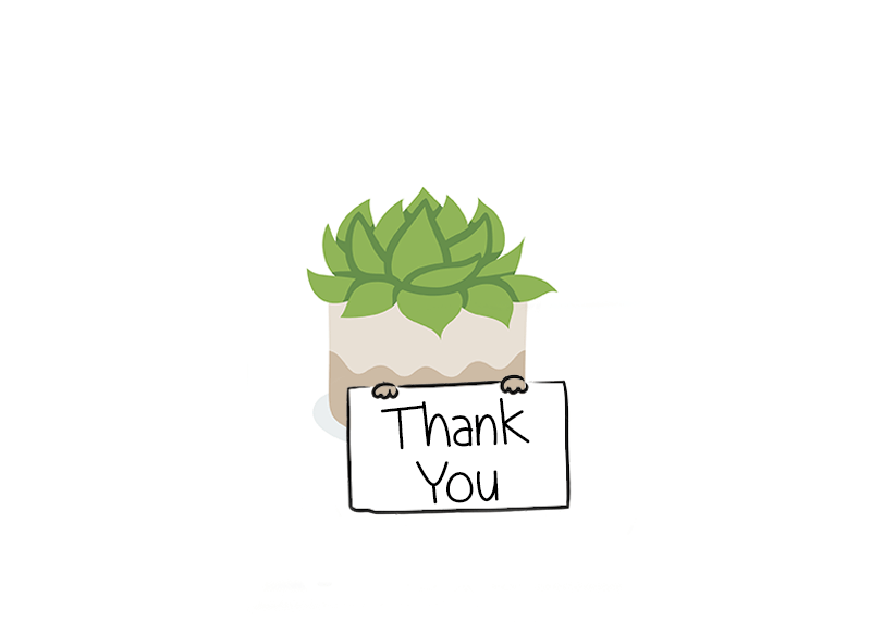 succulent thank you cards Custom Cards