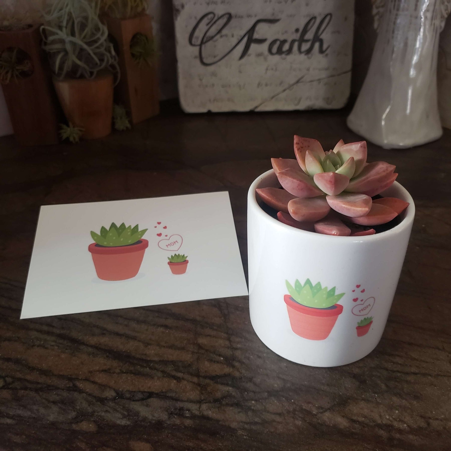 Mother's Day Succulent Pot-SayIt-The Succulent Source